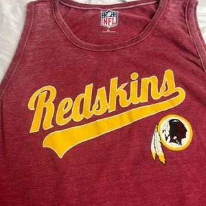 NFL Washington Redskins Commanders Crew Neck Tank Top T Shirt